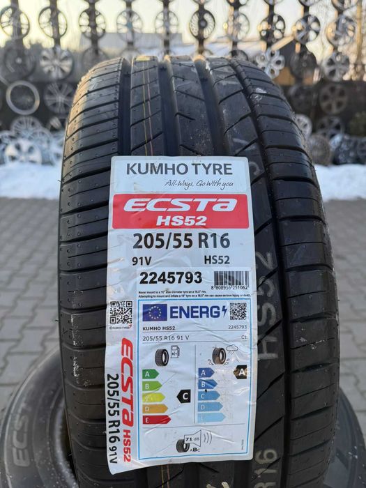 Opony letnie Kumho ecsta hs52 205/55/16 z 2023r. nowe