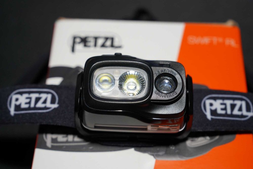 PETZL SWIFT RL 1100 - latarka,  czołówka (PROSZĘ PRZECZYTAĆ OPIS)