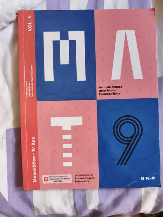 Manual de matemática do 9°ano