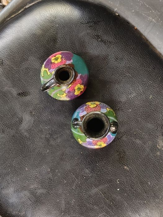 Miniaturowy wazon / dzbanek Ivora Gouda (Holandia, lata 20. XX w.) - A