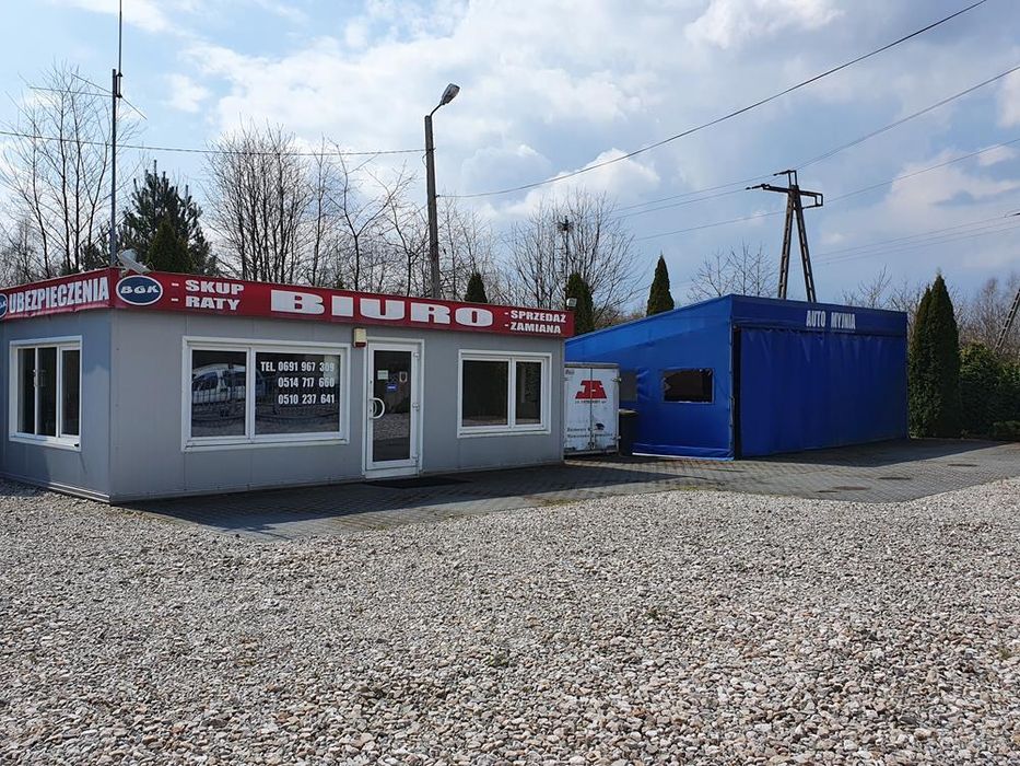 Wynajmę utwardzony ogrodzony plac z biurem Rdaomsko SUCHARSKIEGO 357