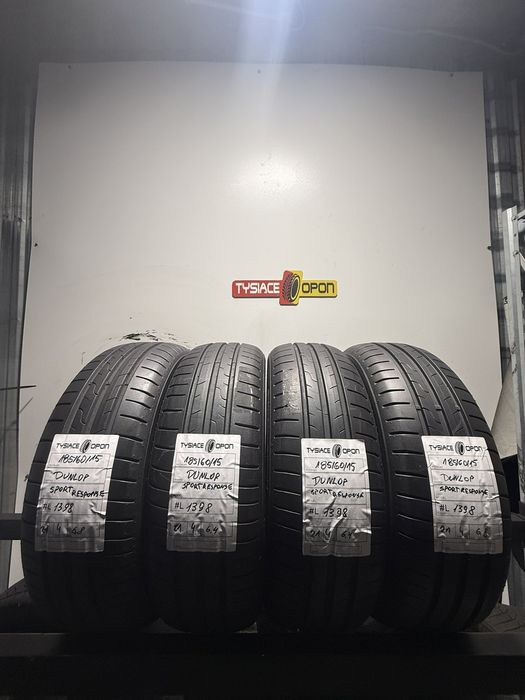 Opony letnie Dunlop 185/60 R15 Sport BluResponse komplet #L1398