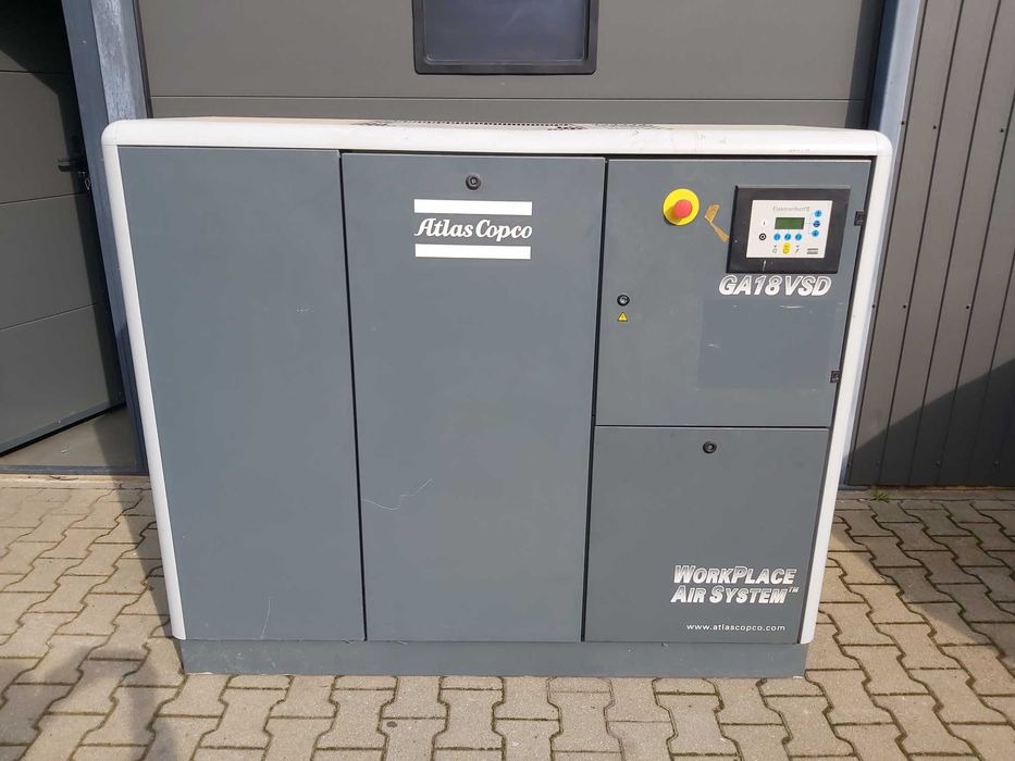 Sprężarka Śrubowa Kompresor  ATLAS COPCO 18,5 kw
