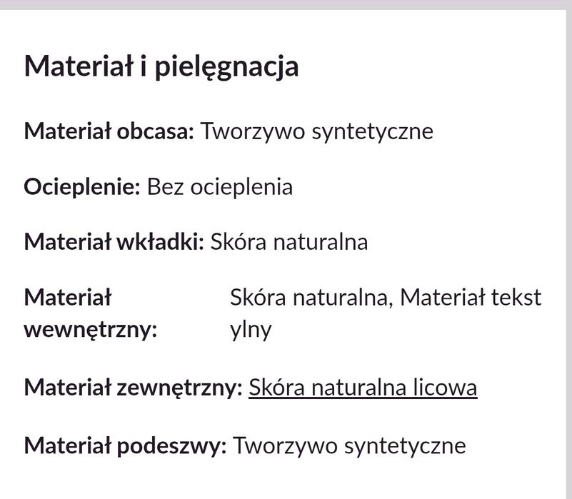 Trzewiki Lasocki . Skóra naturalna