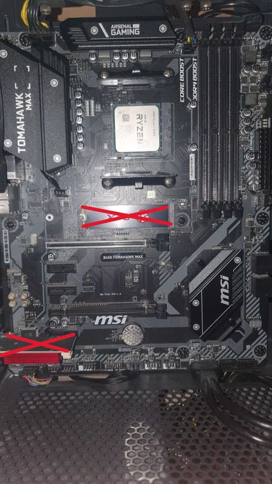 Zestaw Ryzen 3700X MSI B450 Tomahawk MAX 16Gb DDR4 3600 CL15