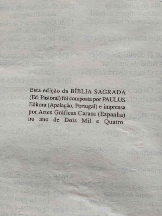 Livro Bíblia Sagrada