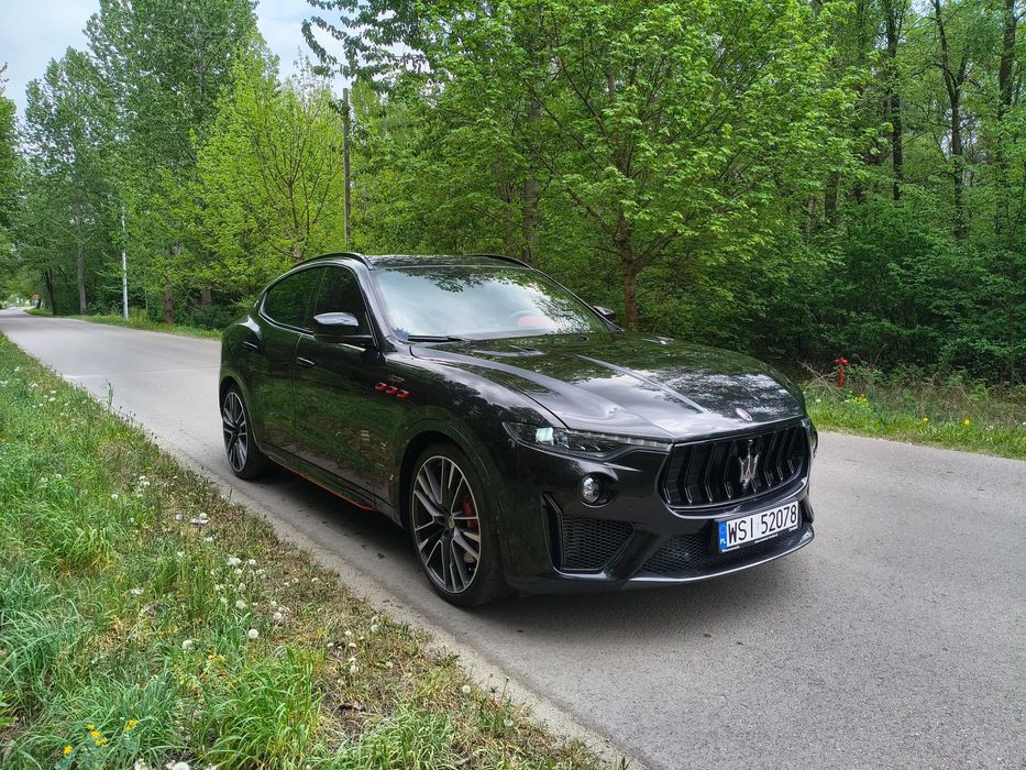 Maserati Levante Śliczne, Trofeo 580KM, Ferrari V8 jak nowy, Piękny