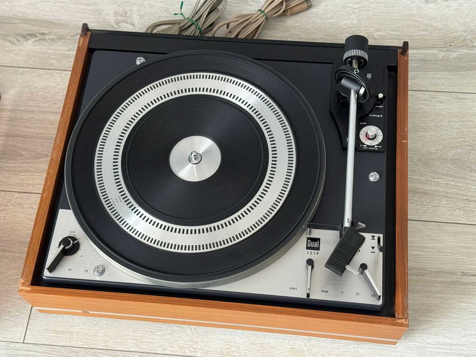 Vintage Gramofon Dual 1219 CK 20 Unikat Drewno