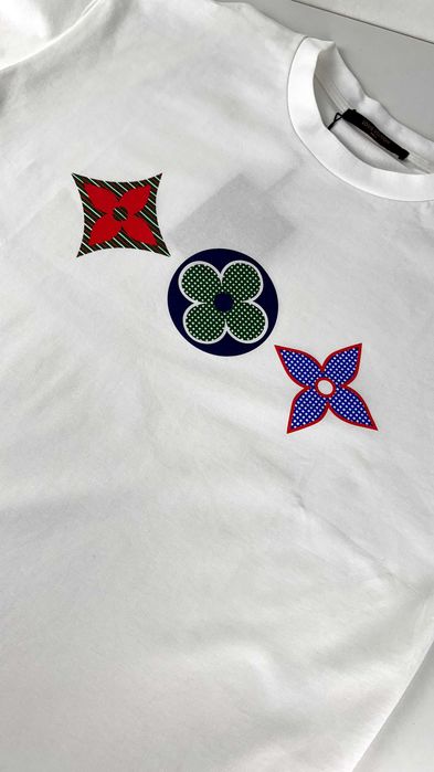 Louis Vuitton Multicolor Monogram T-Shirt Branca | L