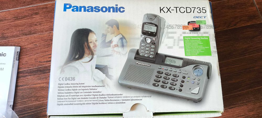 Panasonic KX-TCD735PD cyfrowy tel bezprzewodowy z automatem zgłoszenio