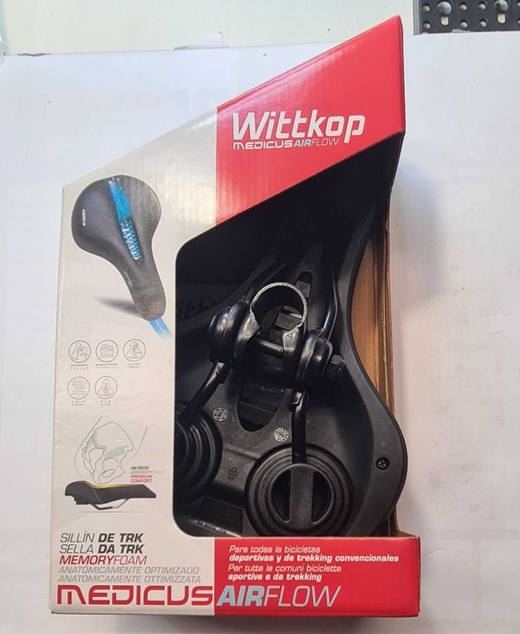 Selim de Bicicleta  WITTKOP medicus AIRFLOW TRK novo