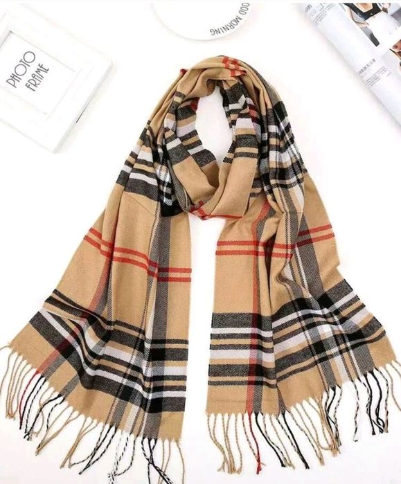 Szalik w kratkę super.