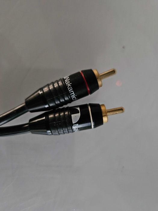 OKAZJA Kable przewody 2 x rca interkonekt ofc ekranowane Nakamichi