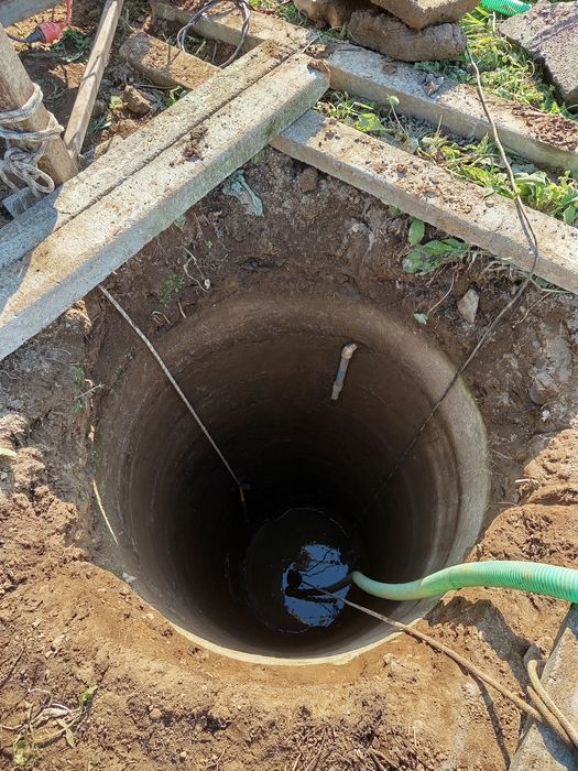 Limpieza de poços de agua
