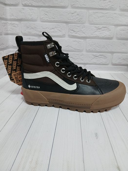 Жіночі зимові чоловічі VANS Gore-tex Sk8-hi Mte-3 Shoes (demitasse/bla