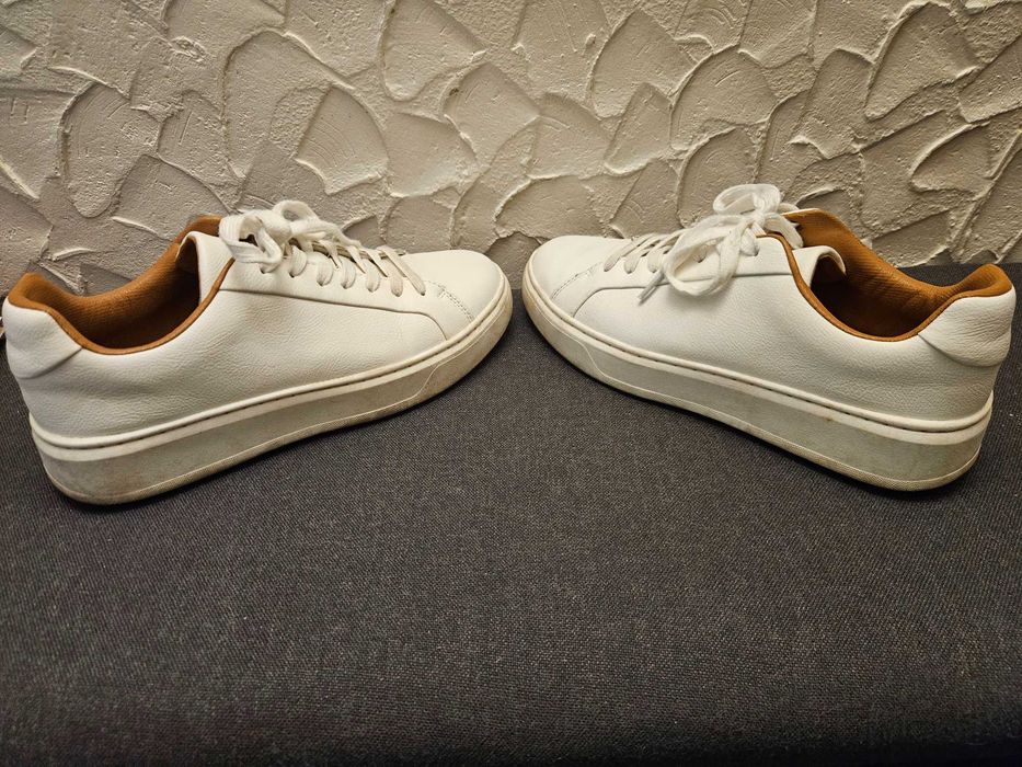 Białe sneakersy, trampki Reserved, rozm. 42 (27,5 cm)