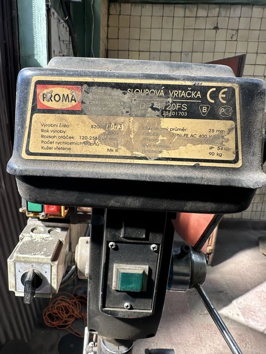 Wiertarka słupowa kolumnowa 400v na siłe