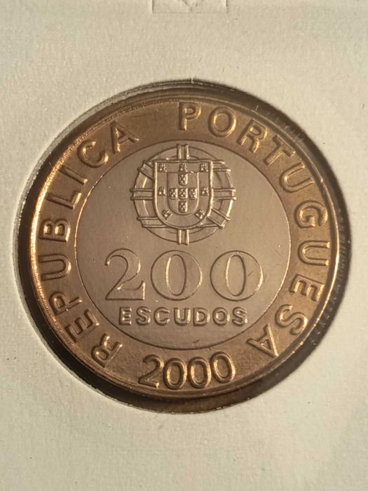 Moedas de 200 escudos Bimetálicas - De rolo