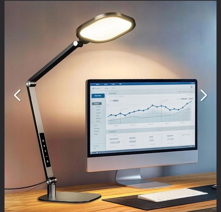 Лампа офисная led litones f-630 15в регулировка jasności 3 режима