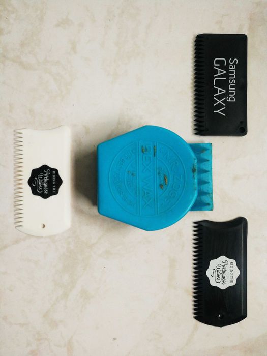 Quilhas para pranchas de surf - Diversas + Caixa Wax + pentes