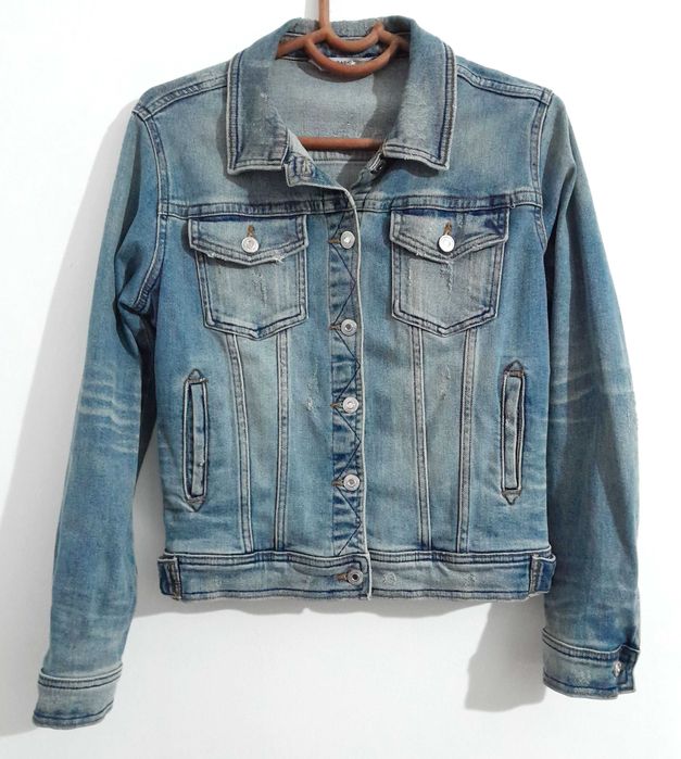 Blusão de ganga para senhora Zara Tam M