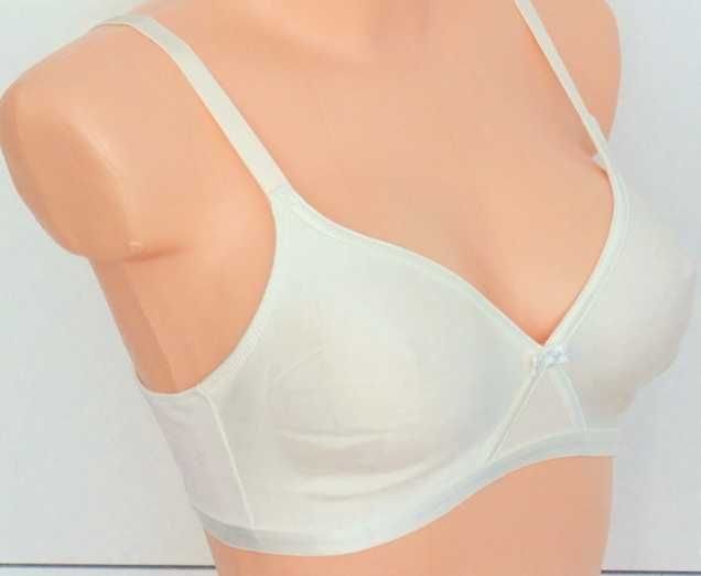 Playtex gładki miękki klasyczny biustonosz ecru z kokardką 80B