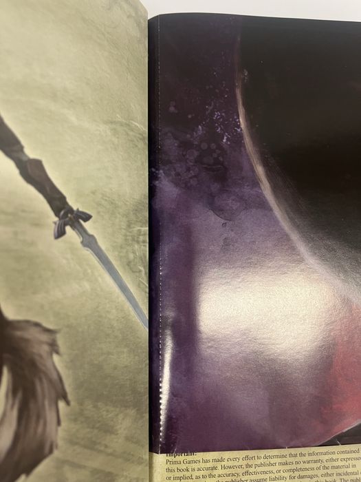 The Legend of Zelda Twilight Princess Gamecube Version Guidebook