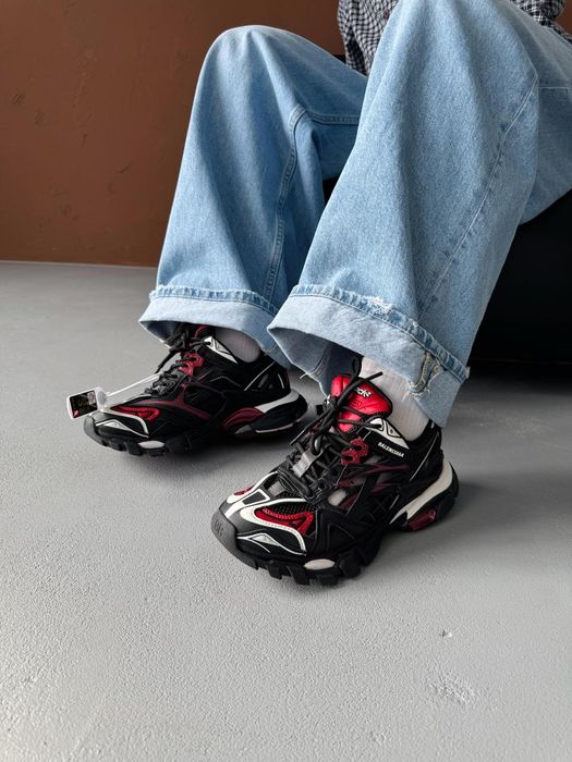 Кросівки Balenciaga Track 2.0 Black/Red premium