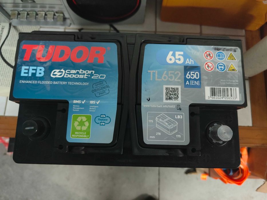 Bateria Tudor Exide 65Ah