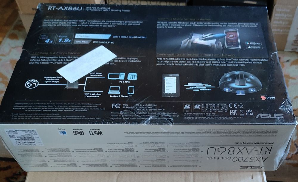 Router Asus RT-AX86U  fabrycznie nowy.