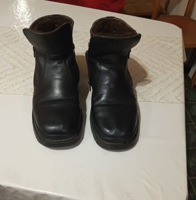 Сапоги кожаные мужские р.45