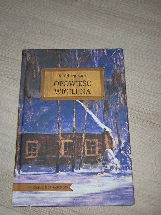 Książka pod tytułem opowieść wigilijna