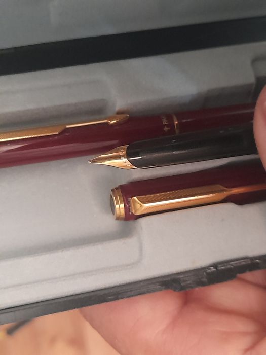Parker 95 caneta e lapiseira bordô