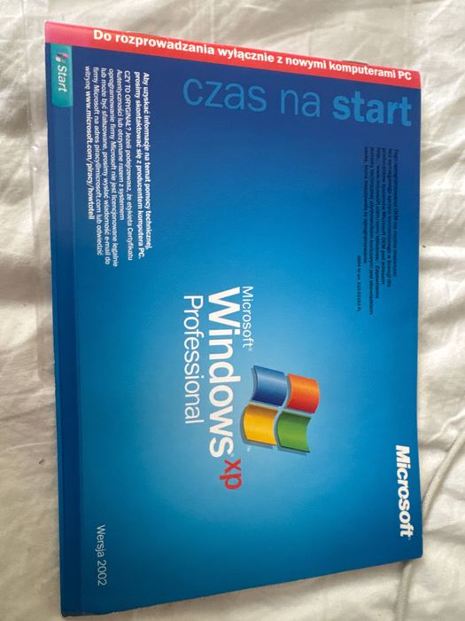 Oryginalny Windows XP Professional oem PL