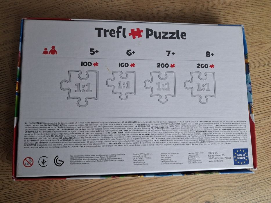 Puzzle Trefl 100 elementów - Puzzle 5+