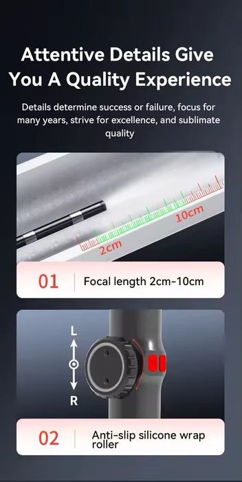 Ендоскоп з поворотною камерою 6 мм 2Мр 1080P для телефона iOS Android