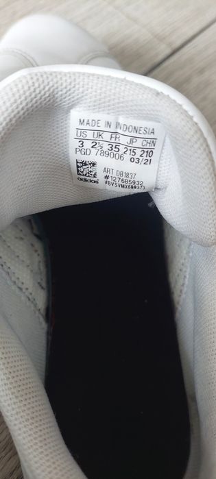 Buty ADIDAS court 2.0 CMF C białe JAK NOWE