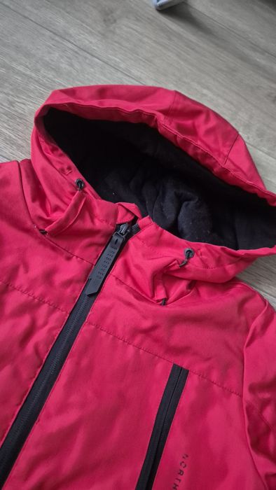 Kurtka zimowa czerwona chłopięca 116