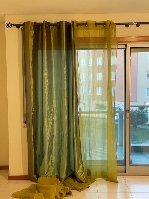 Cortinas de sala + varão