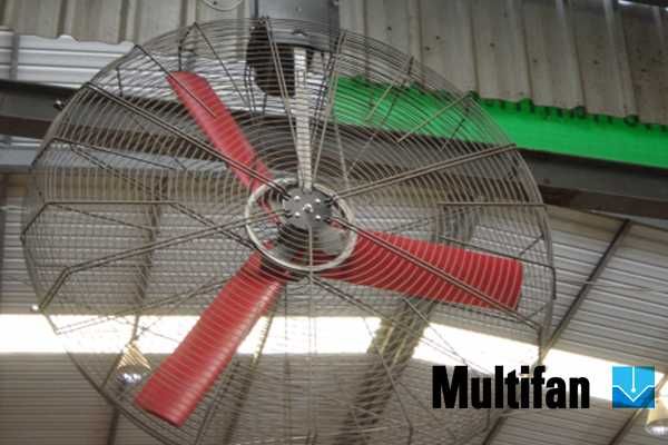 Wentylator MultiFan, dedykowany do obory, chlewni, kurnika. Mieszacz