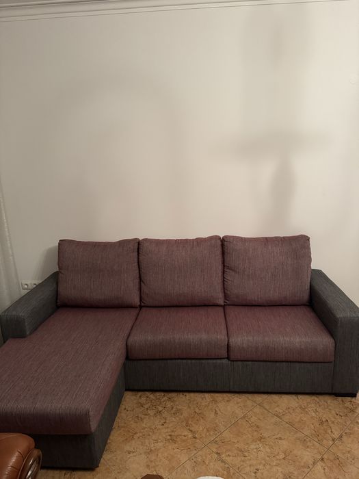 Sofa de canto com chaise long