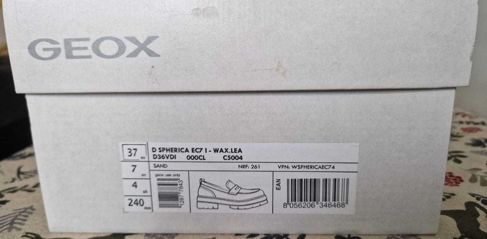 Mokasyny Geox rozm. 37