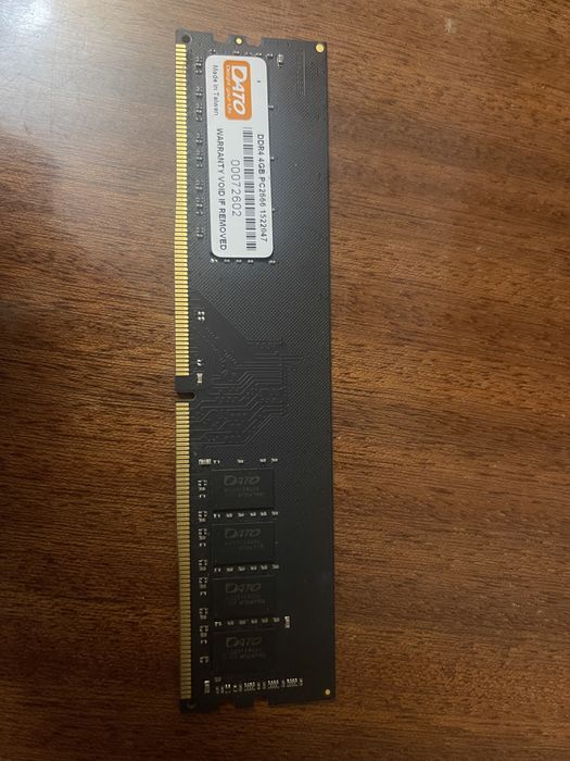 RAM 4gb,2666 mhz, ОЗУ DDR4