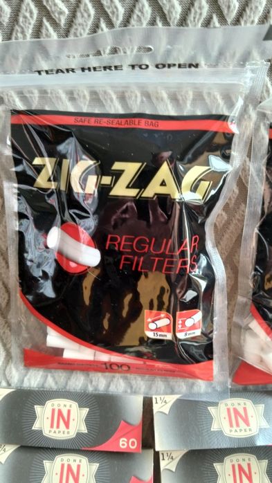 Lote de mortalhas e filtros
