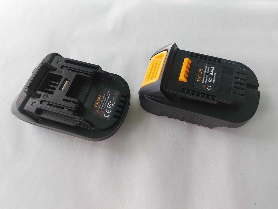 Перехідник MT20DL/DM18M з акб Makita/Dewalt/Milwaukee на інстр. Dewalt/Makita