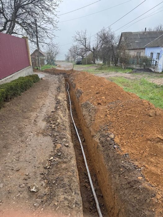 Земляные работы, септик под ключ, монтаж канализации и водопровода