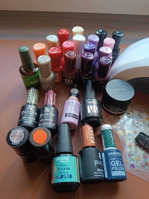 UV Verniz / Gel Polish Collection with Lamp