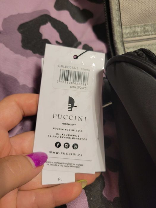 Kosmetyczka Puccini nowa czarna