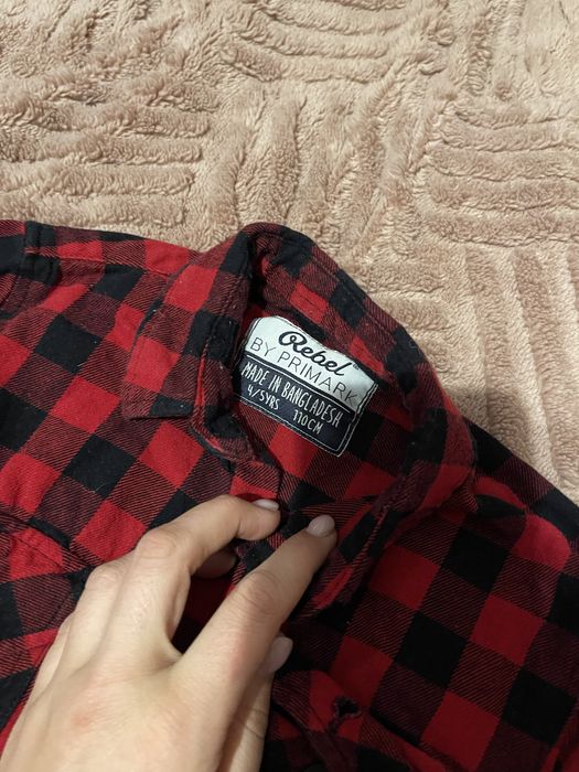 Koszula w kratę kratkę 110 rebel