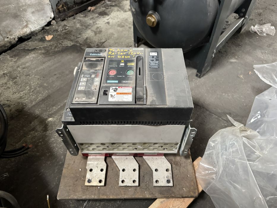 SIEMENS SENTRON WL1SF312 1200A 600VAC – Wyłącznik mocy